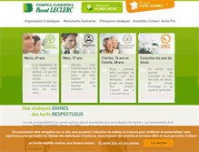 Tablet Screenshot of pascal-leclerc.com